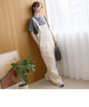 コットンリップストップサロペット