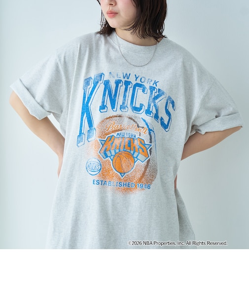 NBA別注ヴィンテージライクプリントTシャツ