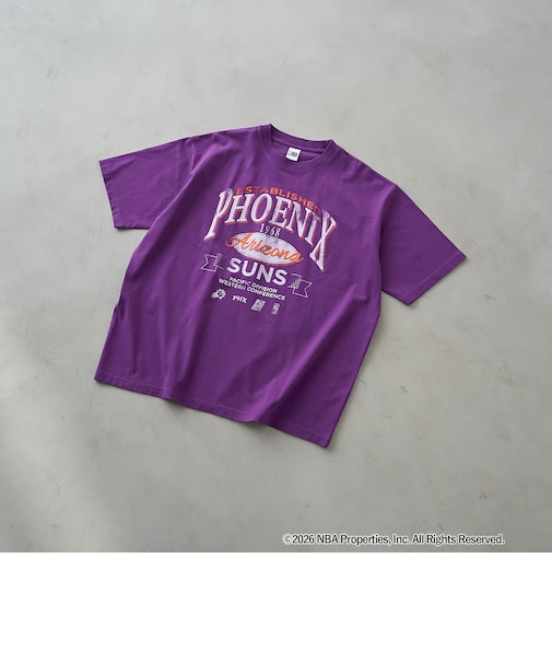 NBA別注ヴィンテージライクプリントTシャツ