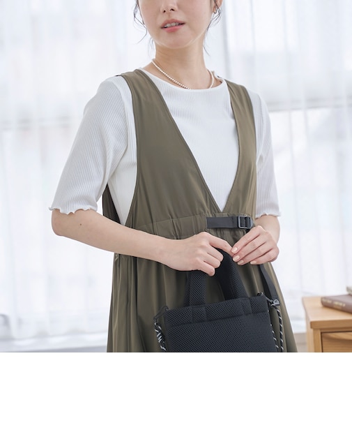 メロークルー 半袖リブTシャツ