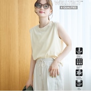 【UVカット/接触冷感】WELLTECT USA コットン ノースリーブ