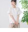 【MARKET（マーケット）】袖フリルピンタックブラウス