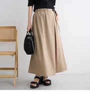 【接触冷感/UVカット】C.mt 撥水ラップデザインフレアスカート