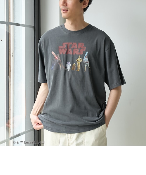 STARWARS ヴィンテージTシャツ STAR WARS（スター・ウォーズ）デザインヴィンテージライクTシャツ
