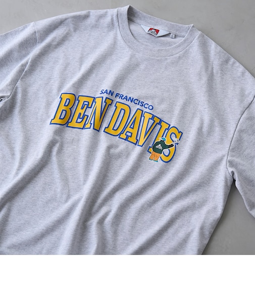 BEN DAVIS（ベンデイビス）裾リブプリントＴシャツ