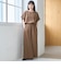 【再入荷/新色登場】【接触冷感/UVカット/セットアイテム】リネンタッチTブラウスセットアップ