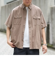綿麻リラックスシャツ