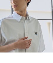<父の日ギフトにもおすすめ>アニマル刺繍オックス半袖シャツ
