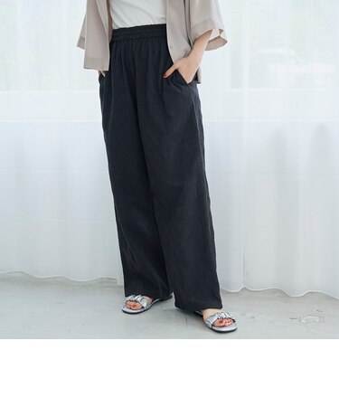 【Lipa（リパ）別注】総刺繍イージーワイドパンツ