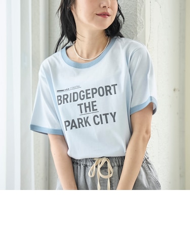 【汗染み軽減 / 接触冷感】アソートロゴリンガーTシャツ