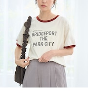 【汗染み軽減 / 接触冷感】アソートロゴリンガーTシャツ