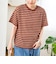 シアーマルチボーダーTシャツ