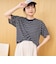 シアーマルチボーダーTシャツ