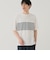 【WEB限定】チェストボーダーワンポイント半袖Tシャツ