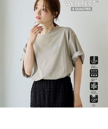【UVカット・接触冷感・吸水速乾・遮熱性】Penneys × WELLTECT 別注ワンポイントTシャツ