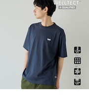 【UVカット・接触冷感・吸水速乾・遮熱性】Penneys × WELLTECT 別注ワンポイントTシャツ