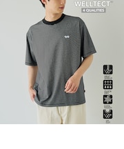 【UVカット・接触冷感・吸水速乾・遮熱性】Penneys × WELLTECT  別注細ボーダーTシャツ