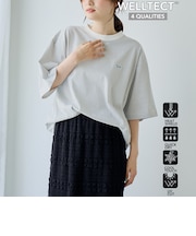【UVカット・接触冷感・吸水速乾・遮熱性】Penneys × WELLTECT  別注細ボーダーTシャツ
