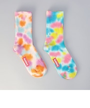 【2足セット】HealthKnit（ヘルスニット）タイダイソックス