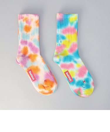 【2足セット】HealthKnit（ヘルスニット）タイダイソックス