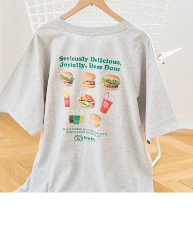 【DOMDOM（ドムドム）×coen】アソートロゴプリントユニTシャツ（WEB限定サイズあり）