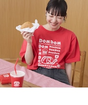 【DOMDOM(ドムドム)×coen】アソートロゴプリントユニTシャツ(WEB限定サイズあり)