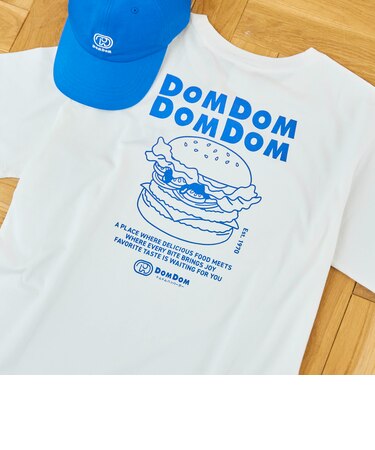 【DOMDOM（ドムドム）×coen】アソートロゴプリントユニTシャツ（WEB限定サイズあり）