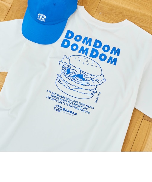 【DOMDOM（ドムドム）×coen】アソートロゴプリントユニTシャツ（WEB限定サイズあり）