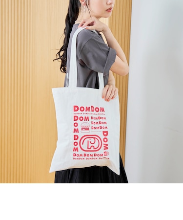【DOMDOM（ドムドム）×coen】アソートプリントトートバッグ