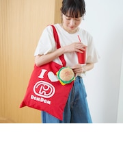 【DOMDOM（ドムドム）×coen】アソートプリントトートバッグ