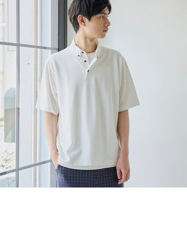 〈父の日ギフトにもおすすめ〉【防汚、抗菌防臭 、UVカット】クリーンプラスカノコポロシャツ