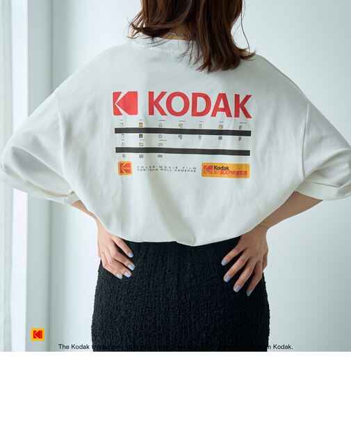 Kodak（コダック）ロゴプリントTシャツ