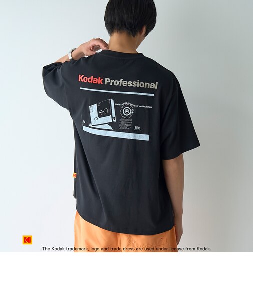 Kodak(コダック)カメラプリントTシャツ