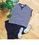 スラブボーダー フレンチスリーブTシャツ