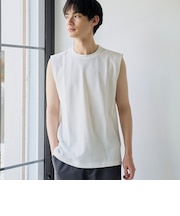 【形態回復性・ストレッチ性】SOLOTEX(R) ワッフルノースリーブTシャツ