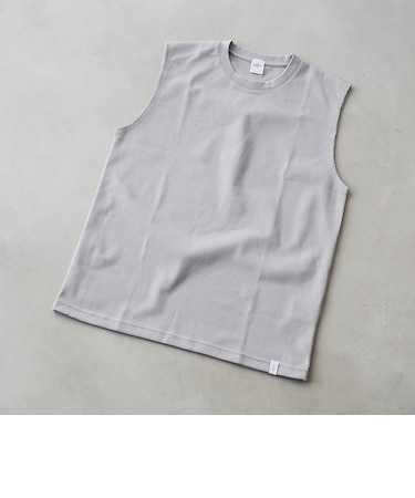 【形態回復性・ストレッチ性】SOLOTEX(R) ワッフルノースリーブTシャツ