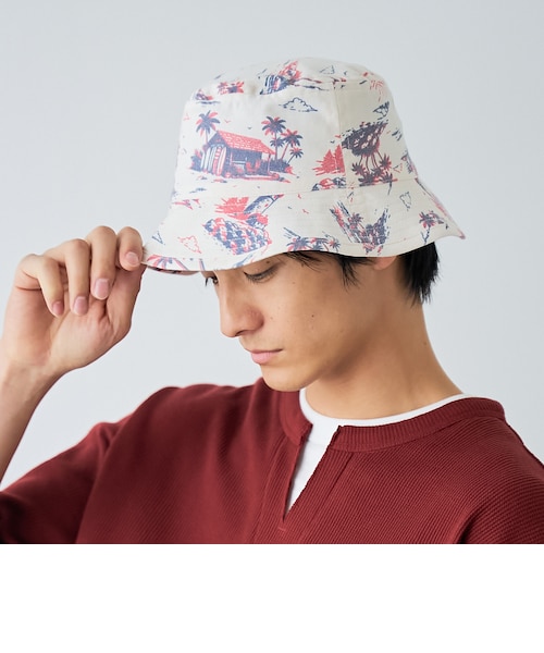 ヴィンテージライク総柄リバーシブルハット｜コーエンの通販｜&mall
