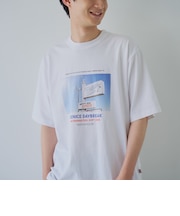 西海岸フォトプリントTシャツ