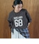 【汗染み軽減】アソートナンバリングロゴプリント オーバーサイズゆるTシャツ