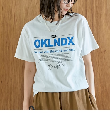 【汗染み軽減】オータムカラー アソートロゴプリントTシャツ