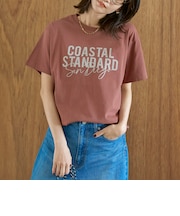 【汗染み軽減】オータムカラー アソートロゴプリントTシャツ
