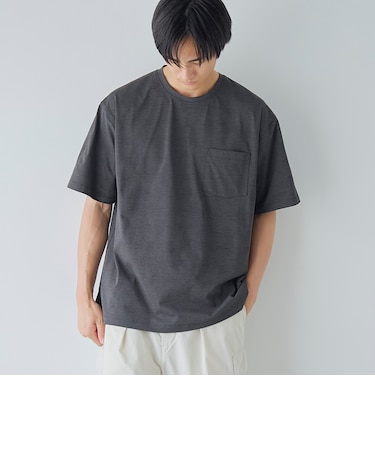 【吸水速乾、接触冷感、遮熱性、UVカット】マルチファンクション無地ポケットTシャツ