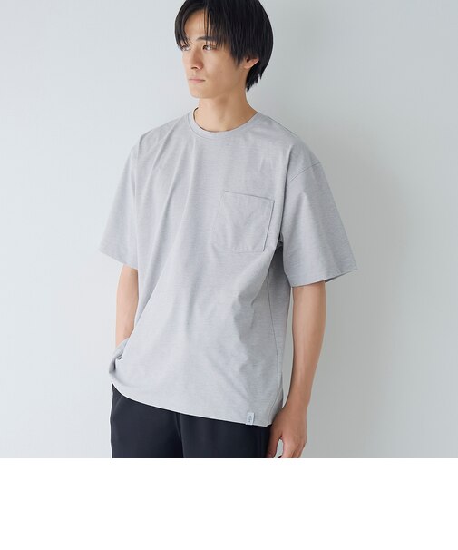 【吸水速乾、接触冷感、遮熱性、UVカット】マルチファンクション無地ポケットTシャツ