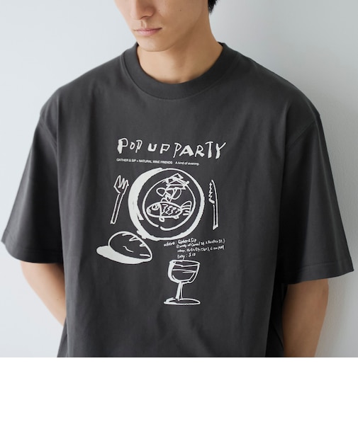 AllenA(アレンエー)別注アソートアートプリント半袖Tシャツ