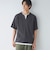 キーネックフェイクレイヤード半袖Tシャツ
