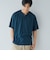 スラブ天竺ヘンリーネック半袖Tシャツ
