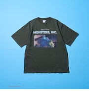 モンスターズ・インク/デザインプリントTシャツ