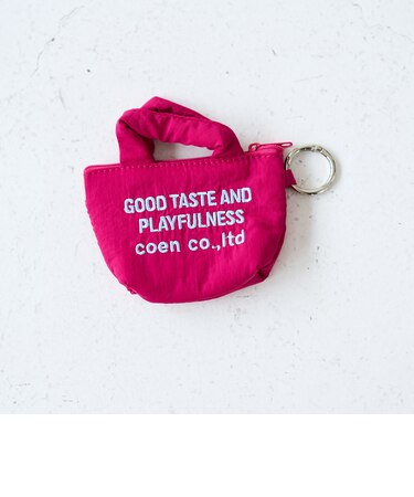 【再入荷・新色登場】ロゴ刺繍ミニポーチキーホルダー