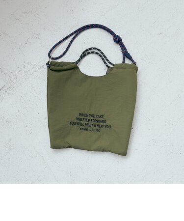 ロゴ刺繍 2wayパラコードトートバッグ