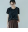 シアーベロア コンパクト半袖Tシャツ